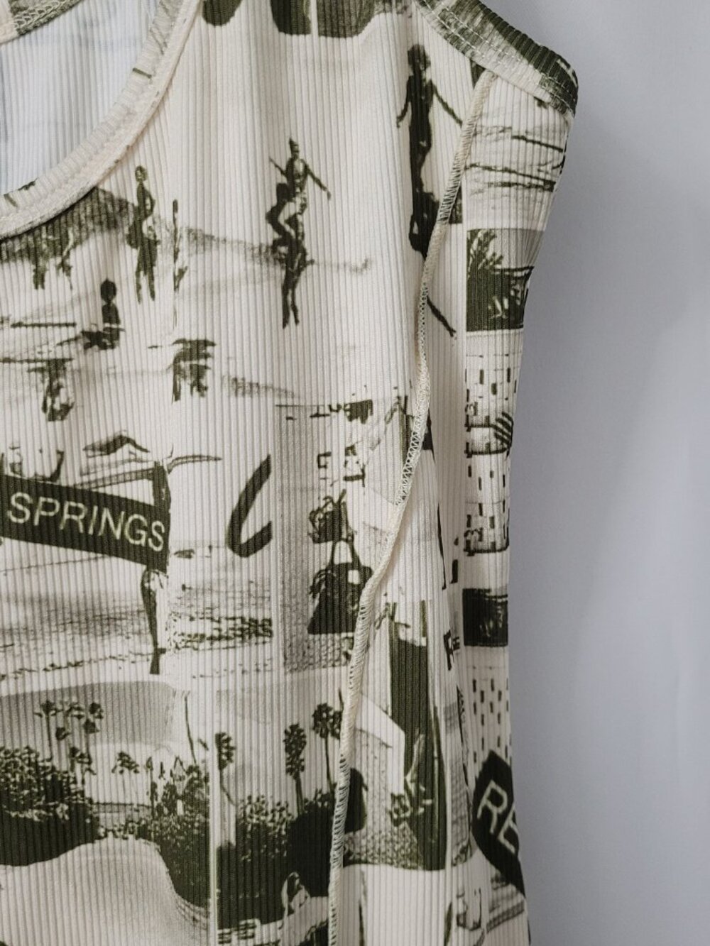 Pretty Garbage Vintage Photo Collage Print Bodycon Mini Dress - Picture 6 of 11